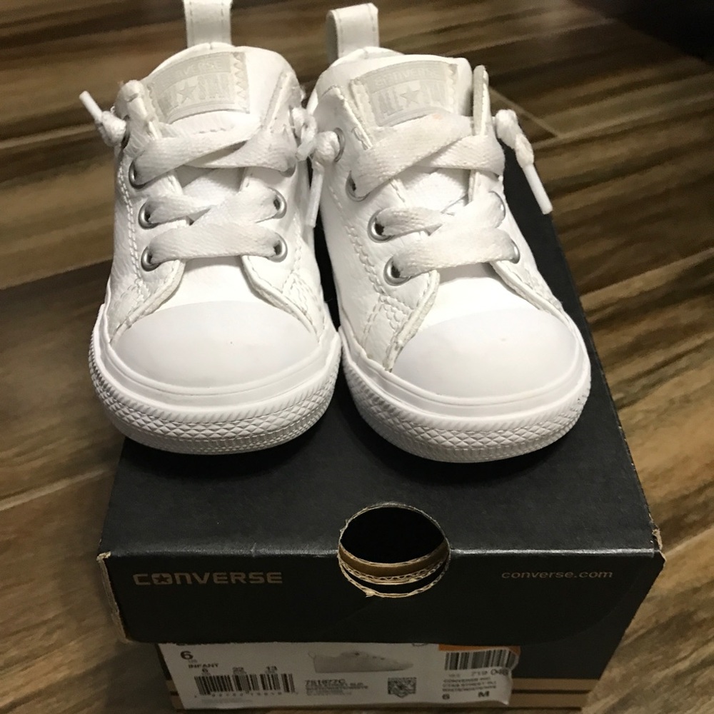 Toddler Converse CTAS Street Slip White 6